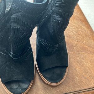 Vince Camuto peep toe bootie